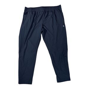 Athlux Black Athletic Pants Men’s Sz XL 40-42 Stretch Zippered Leg